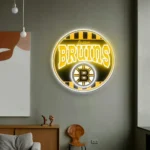 Boston Bruins Neon Sign Retro Acrylic 1