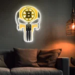 Boston Bruins Neon Sign The Punisher 1