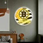 Boston Bruins Neon Sign Us Flag Acrylic 1