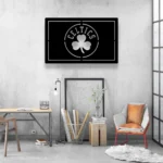 Boston Celtics Metal Sign Celtics Leaf Mark 1