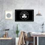 Boston Celtics Metal Sign Celtics Leaf Mark 1