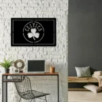 Boston Celtics Metal Sign Celtics Leaf Mark 1