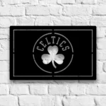 Boston Celtics Metal Sign Celtics Leaf Mark 1