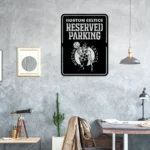 Boston Celtics Metal Sign Reserved Parking Logo 1