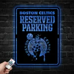 Boston Celtics Metal Sign Reserved Parking Logo 1