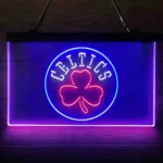 Boston Celtics Neon Sign Detailed 3 Color 1