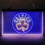 Boston Celtics Neon Sign Detailed 3 Color 1