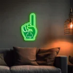 Boston Celtics Neon Sign Nba Foam Finger 1