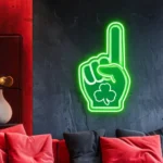 Boston Celtics Neon Sign Nba Foam Finger 1