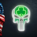 Boston Celtics Neon Sign The Punisher 1