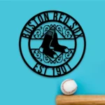Boston Red Sox Metal Sign Custom Mlb 1