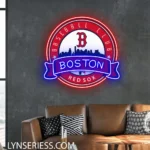 Boston Red Sox Neon Sign Boston B Badge 1