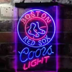 Boston Red Sox Neon Sign Coors Light 1
