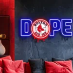 Boston Red Sox Neon Sign Dripping Dope 1
