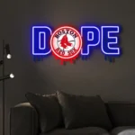 Boston Red Sox Neon Sign Dripping Dope 1
