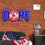 Boston Red Sox Neon Sign Dripping Dope 1