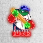 Boston Red Sox Neon Sign Mascot Acrylic 1