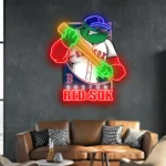 Boston Red Sox Neon Sign Mascot Acrylic 1