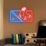 Boston Red Sox Neon Sign Mlb Logo 1