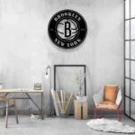 Brooklyn Nets Metal Sign Brooklyn B Mark 1