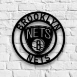 Brooklyn Nets Metal Sign Nba 1
