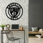 Brooklyn Nets Metal Sign Nba 1