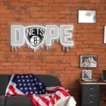 Brooklyn Nets Neon Sign Dripping Dope 1