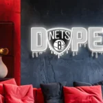 Brooklyn Nets Neon Sign Dripping Dope 1
