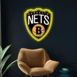 Brooklyn Nets Neon Sign Logo 1