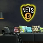 Brooklyn Nets Neon Sign Logo 1