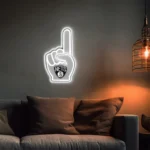 Brooklyn Nets Neon Sign Nba Foam Finger 1