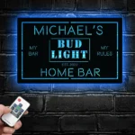 Bud Light Metal Sign Bespoke Logo 1