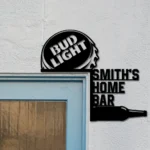 Bud Light Metal Sign Custom Bottle Cap 1