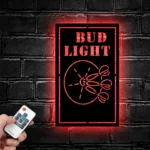 Bud Light Metal Sign Dart 1