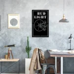 Bud Light Metal Sign Dart 1