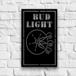 Bud Light Metal Sign Dart 1