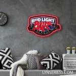 Bud Light Neon Sign Artistic Dart 1