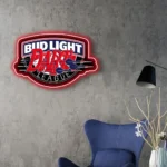 Bud Light Neon Sign Artistic Dart 1