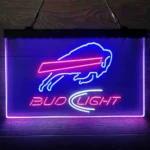 Bud Light Neon Sign Buffalos Bills 3 Color 1