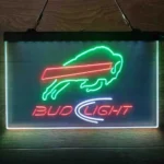 Bud Light Neon Sign Buffalos Bills 3 Color 1