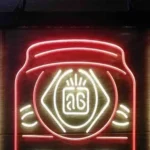 Bud Light Neon Sign Flask Vertical 1