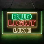 Bud Light Neon Sign Lime Neon 3 Color 1