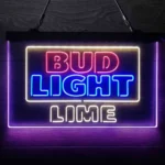 Bud Light Neon Sign Lime Neon 3 Color 1