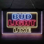 Bud Light Neon Sign Lime Neon 3 Color 1