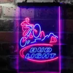 Bud Light Neon Sign Peak Bike 1