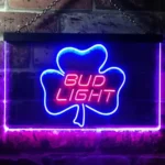 Bud Light Neon Sign Shamrock 1