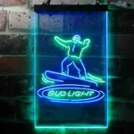 Bud Light Neon Sign Snowboarder 1