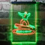 Bud Light Neon Sign Snowboarder 1