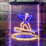Bud Light Neon Sign Snowboarder 1