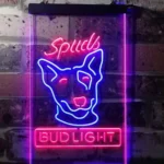 Bud Light Neon Sign Spuds Mackenzie Dog 1